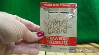 Wally Drops cannabis edibles unboxing