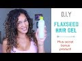 DIY Flaxseed hair gel - How I make it - with Bonus Product. Curly to Wavy Hair. All Hair type.