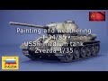 T-34/85 1/35 "Zvezda" model painting and weathering | Окрас и везеринг модели Т-34/85 1/35 "Звезда"