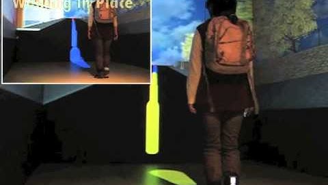 Sensor-Fusion Walking in Place technique for navigation in 3D virtual world