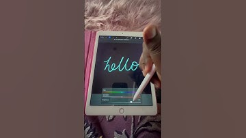 how to do glow effect on procreate  #art #shorts
