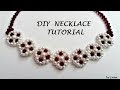 How to make an elegant necklace. Beaded necklace tutorial