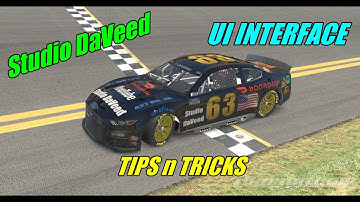 iRacing Studio DaVeed TIPS n TRICKS UI INTERFACE