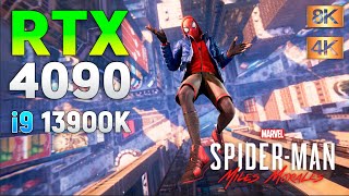 Spider-Man Miles Morales : RTX 4090 + i9 13900K 4K\8K