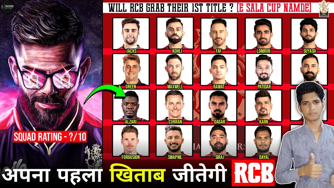 IPL 2024 : Full Analysis & Rating Of Royal Challengers Bangalore Squad | RCB Players Review | Rcb