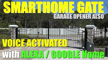CONTROL Your GATE | GARAGE DOOR with ALEXA/Google Home