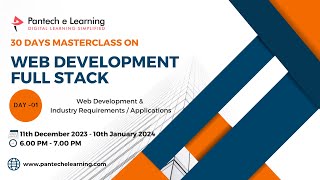 Day 01 - WebCraft Pro: Streamlining Development for Industry Requirements || Pantech eLearning