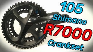 *Sick* Shimano R7000 105 Compact Crankset Specs Review and Actual Weight