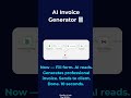 Day 38/100 — AI Invoice Generator That Creates HTML Invoices & Emails Clients Automatically! 🤖🧾