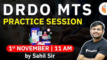DRDO MTS 2020 | DRDO MTS Maths Practice Session by Sahil Khandelwal