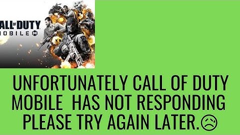 Fix Unfortunately Call of Duty Mobile App Has Stopped Problem Solved in Android & Ios Problem Solved