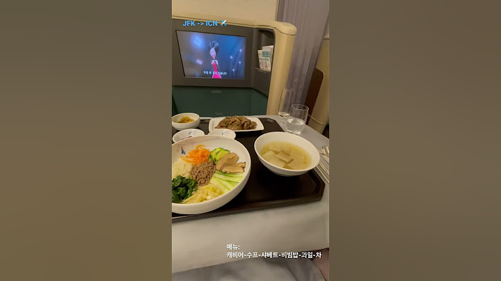 대한항공 일등석 기내식 메뉴🍽️ (뉴욕-인천) 저녁 식사 [Korean Air First Class Dinner Menu (JFK-ICN)]