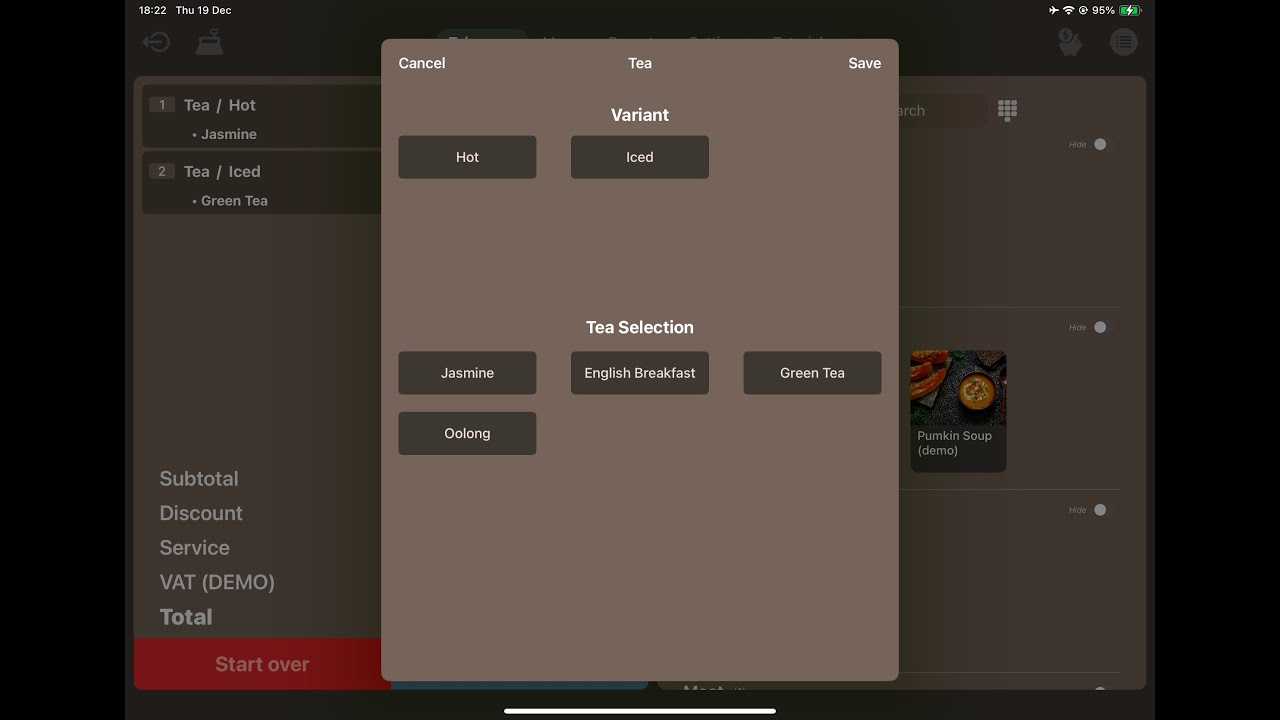Setting Up Food Items for Your Restaurant in Poshier POS