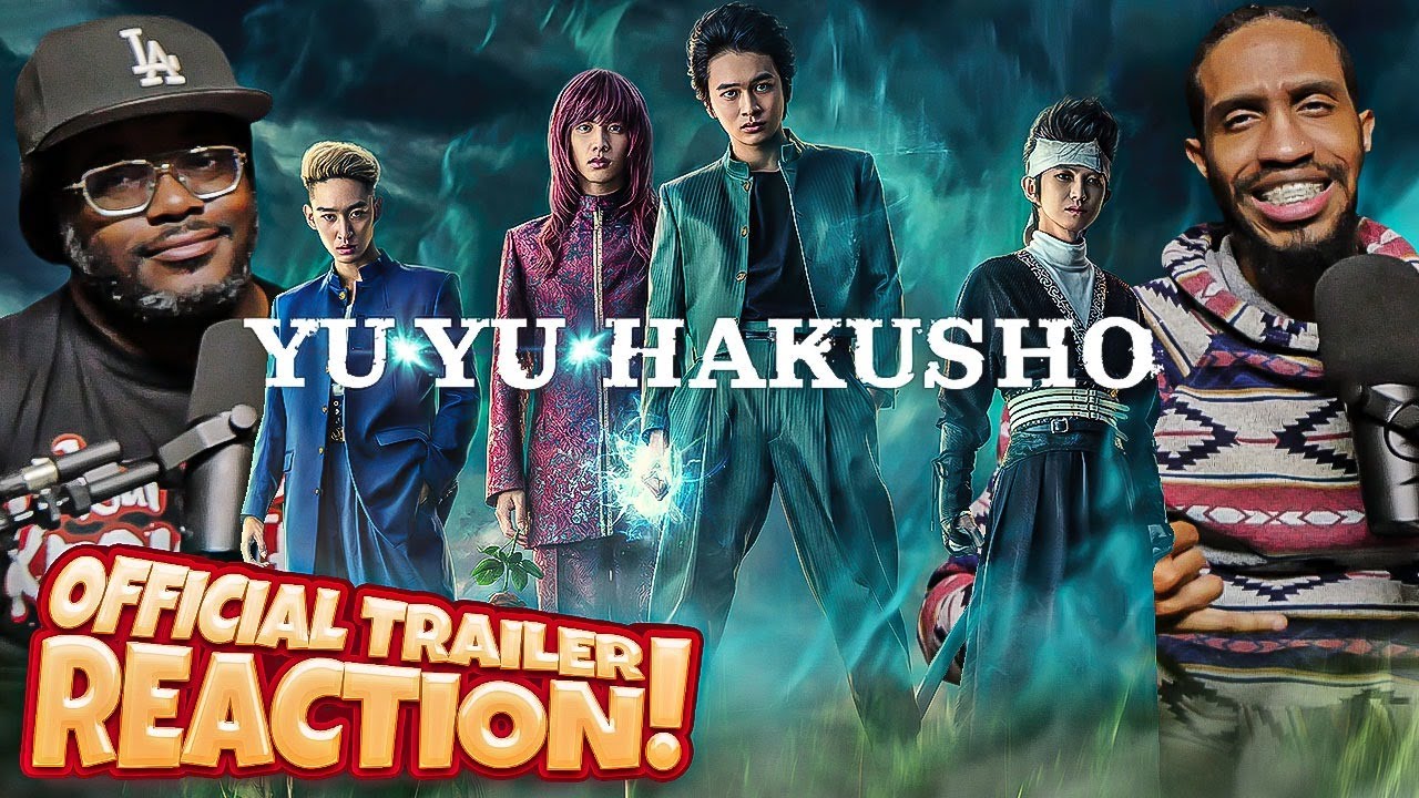 TRAILER FINAL YU YU HAKUSHO DUBLADO React - REACTION TRAILER Oficial Yu Yu  Haskusho TOGURO 100% 