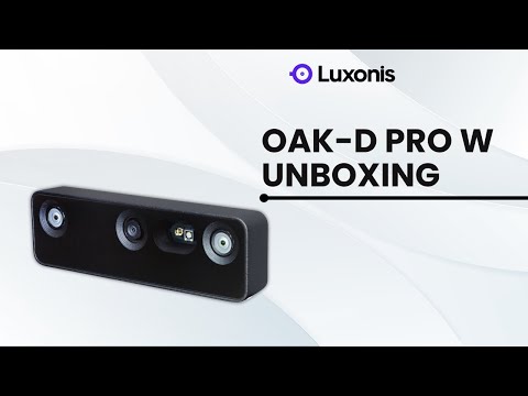 Video-Vorschaubild: Herstellervideo: Auspacken der OAK-D Pro W.