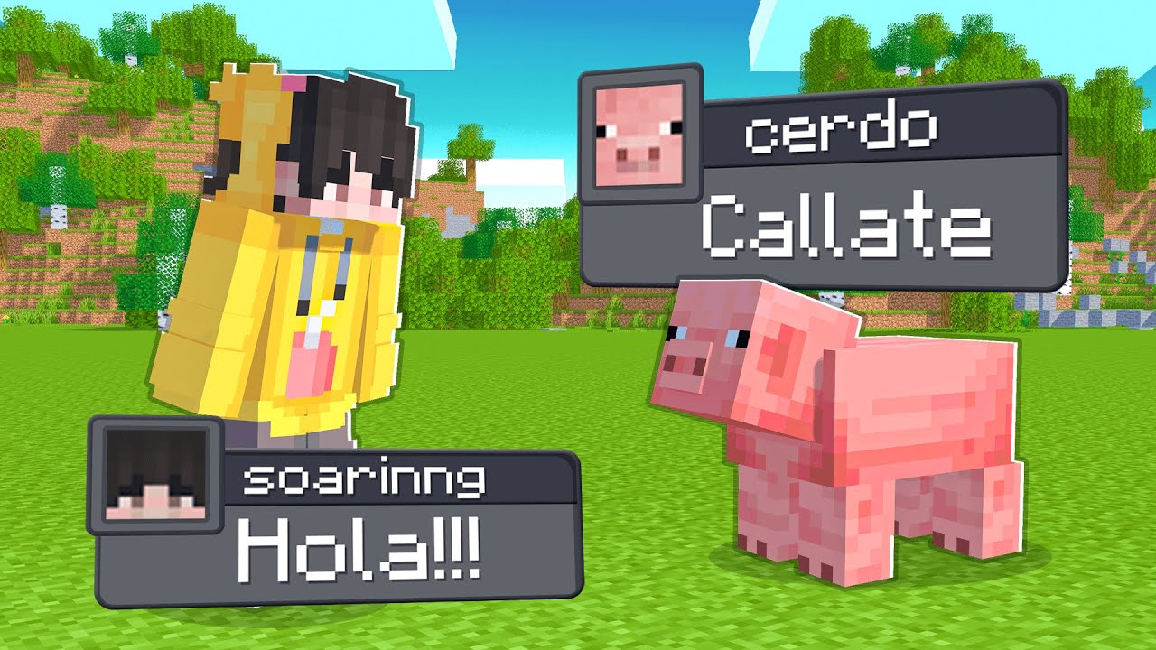 Hice HABLAR a los ANIMALES en MINECRAFT