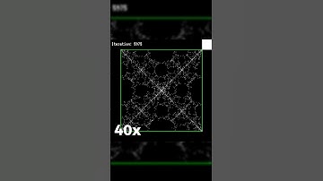 chaos game with sfml.net: box leaf-like fractal #chaos #programming #coding #code #sfml