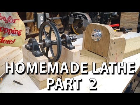 Homemade Lathe Pt. 2 - The headstock and base