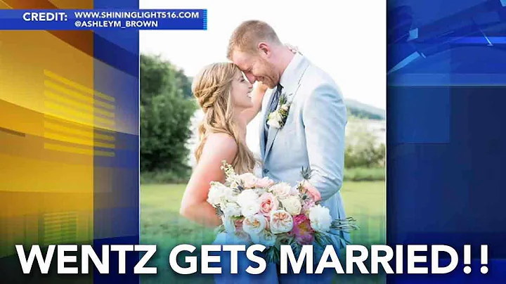 Carson Wentz gets married!! The Eagles star ties t...
