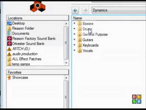 Reason 4 Tutorial- Inserts and FX on Drums