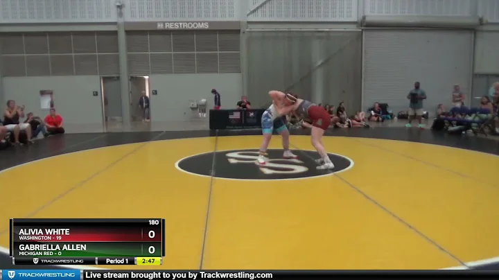 180 Lbs Quarterfinals (8 Team) - Alivia White, Was...