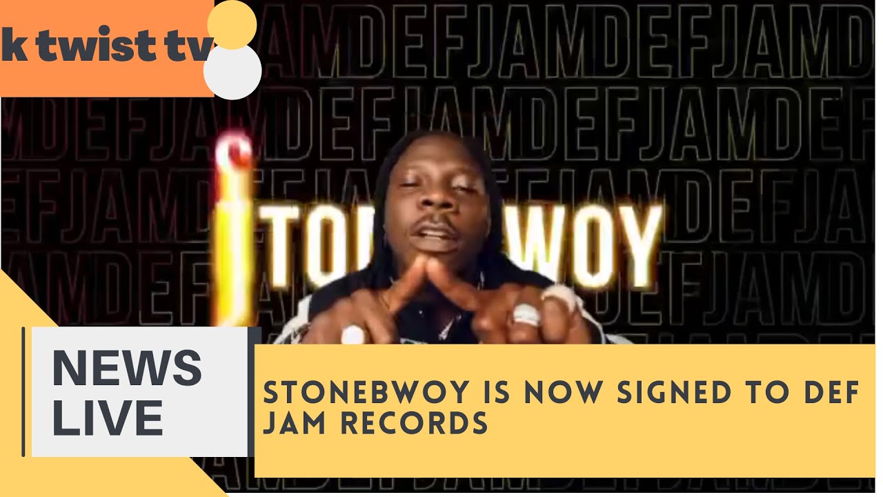 Stonebwoy is now signed to the global Def Jam artist family