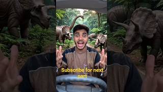 Boy Explorer Driving in Dinosaur Jungle | Cinematic Adventure 🎬🦖#CinematicAdventure #AdventureShorts