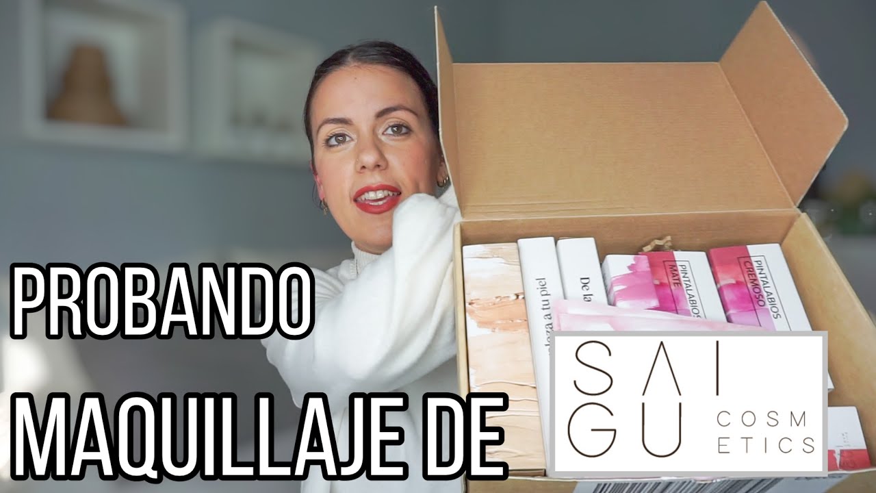 Probando MAQUILLAJE de SAIGU COSMETICS | mi RUTINA DE MAQUILLAJE