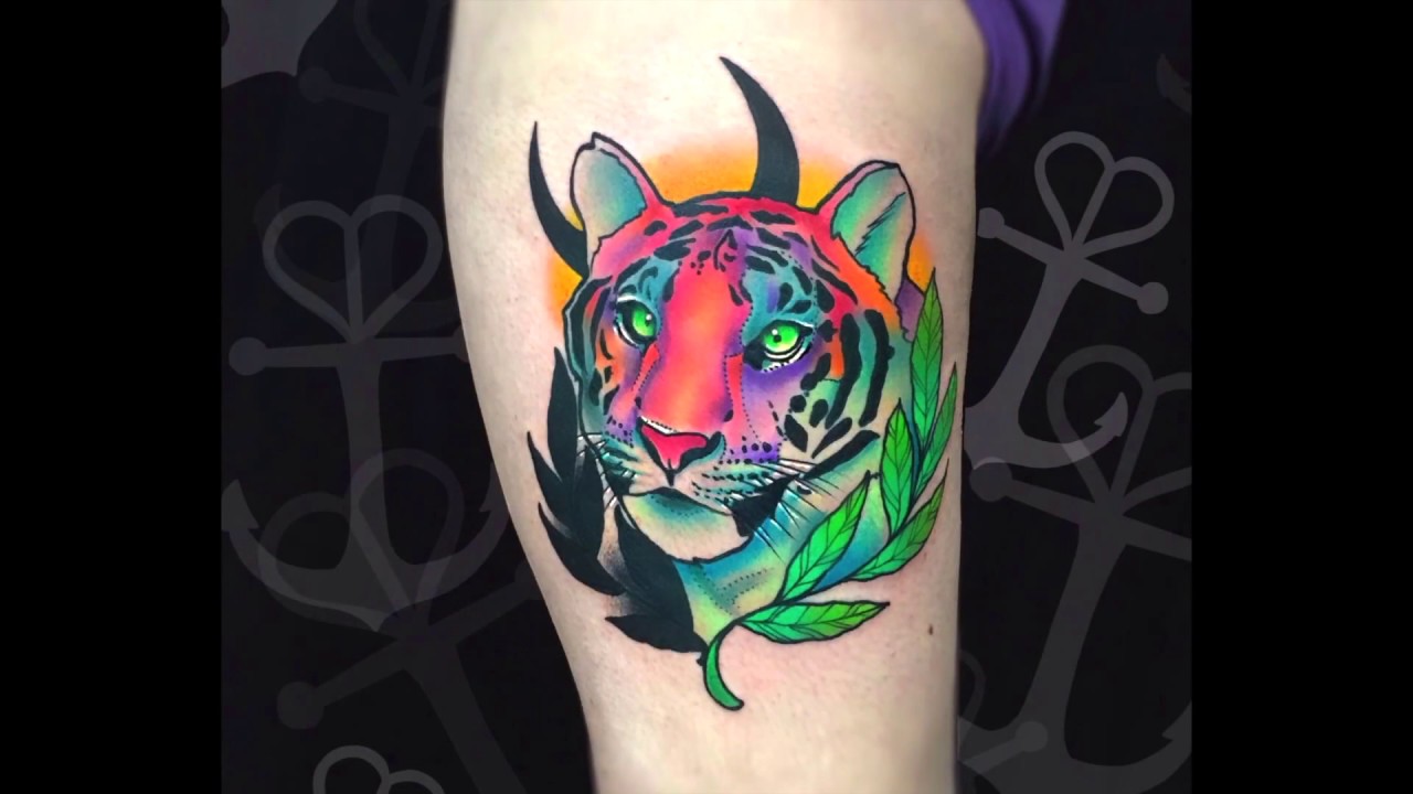 Some nostalgia for us 90s babies Lisa Frank tattoo by tessawrekt   Ironclad Tattoo Co ironcladtattooco on Instagram
