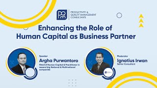 Meningkatkan Peran Human Capital sebagai Business Partner di Organisasi!