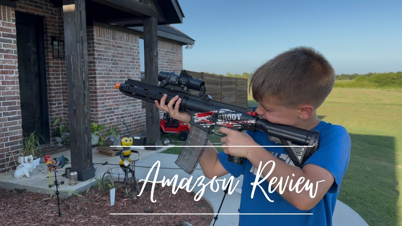 UNCLEKAISSEN Electric Soft Bullet Toy Gun for Boys