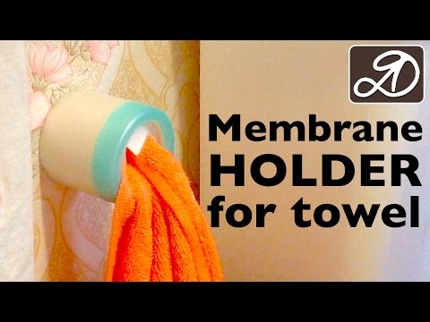 Membrane Holder For Towels From A Jar Of Cream. DIY Diaphragm Holder