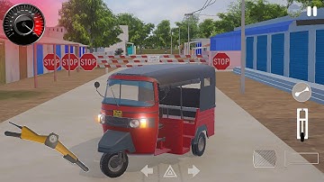 Indian Auto Rickshaw Simulator | Indian Auto Rickshaw Game Android Gameplay