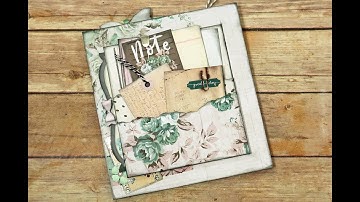"Everlasting Bundle" How to Build & Embellish a Mini Album Page "Part 5"