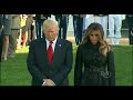 President, First Lady Conduct Moment of Silence