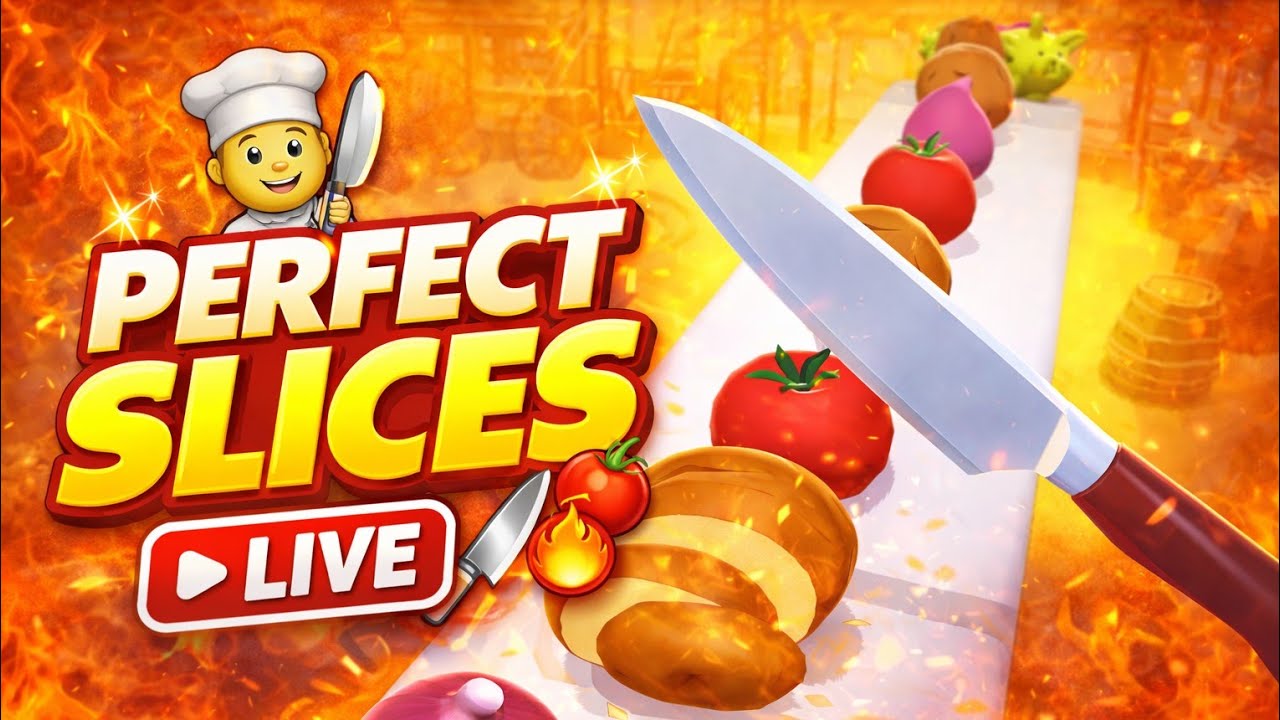 Perfect Slices Live Now 🍎🔪 gameplay #90 #live #shortslive #shortsfeed