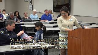 Carol Stream Historical Spotlight: Carol Stream Library Spotlight