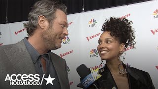 'The Voice': Blake Shelton & Alicia Keys Hilariously Joke About Adam Levine's Blond Hair