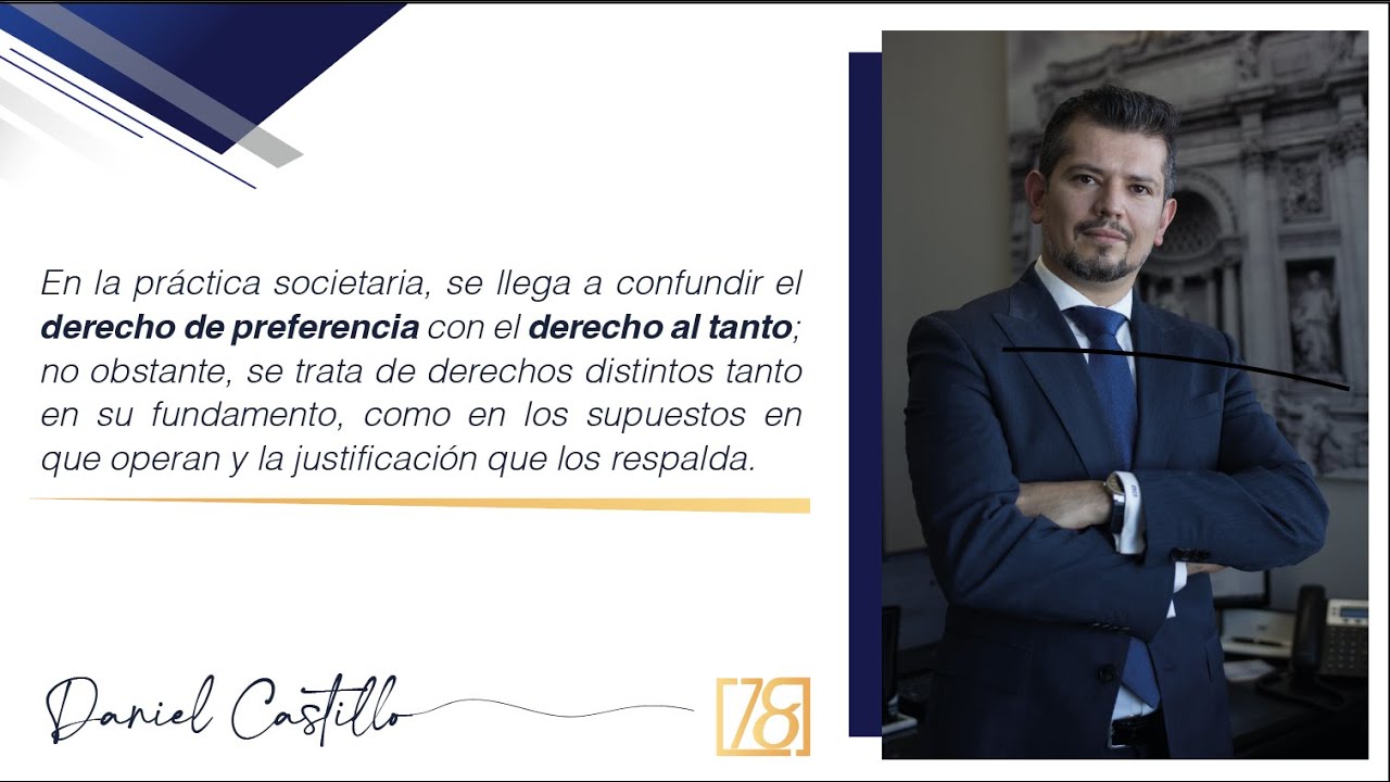 Derecho de preferencia y derecho al tanto en las sociedades anónimas
