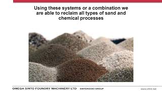 Omega Sinto solutions to minimise waste sand Reclamation explained by Sam Garner