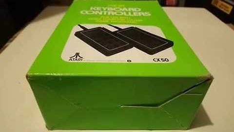 KEYBOARD CONTROLLERS Atari 2600 Video Computer System PAL Region Version Box 25.02.20