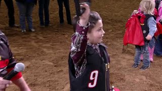 Mutton Bustin' at the San Antonio Rodeo (matinee)- February 10, 2024.