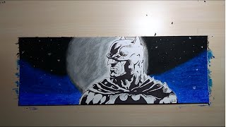 Batman The Dark Knight - Speed Drawing - How To Draw Batman