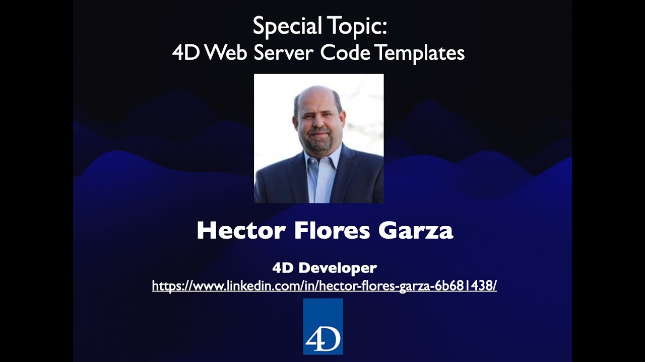 4DMethod #68 | 4D Web Server Code Templates – Hector Flores Garza - YouTube