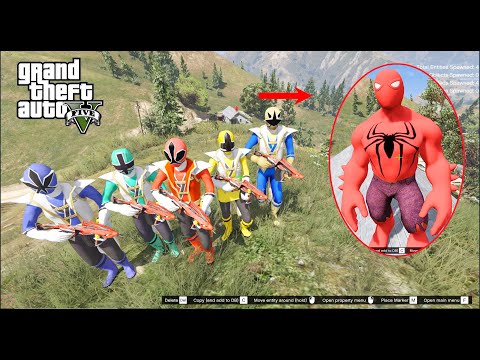 paragon epic  New Update  GTA 5 Mod - Biệt Đội Super Siêu Nhân Thần Kiếm Phát Hiện Spiderman Hulk