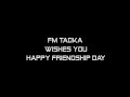 Happy friendship day  friendship day song  fm tadka