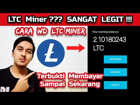 Cara WD Dan MINING LITECOIN Terbaru - WithDraw LTC Miner