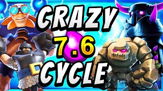 7.6 ELIXIR! MOST EXPENSIVE DECK in CLASH ROYALE! ⚠️