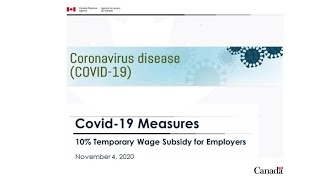 Covid-19 Measures - 10% Temporary Wage Subsidy for Employers