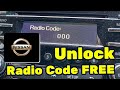 How To Get Your Nissan Radio Code For Free | Nissan Radio Code UNLOCKED
